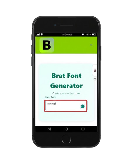 brat font generator